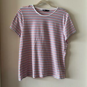 M&S Collection Striped Crew Neck Tee